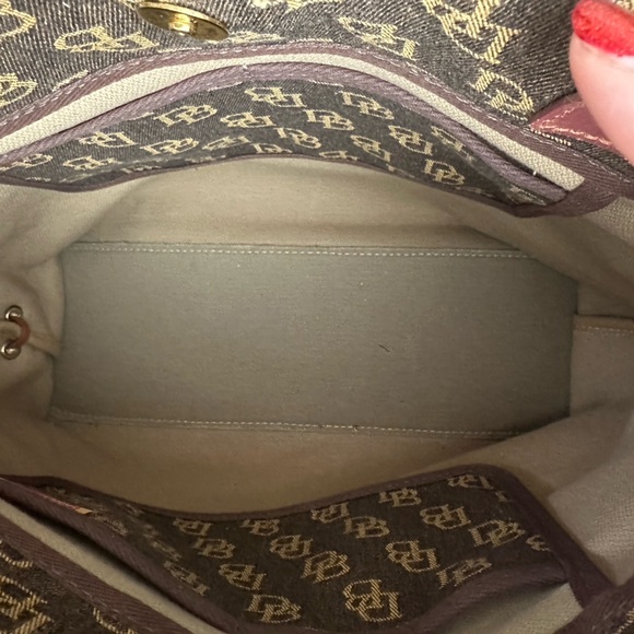 NWT Dooney & Bourke Brown Monogram Shoulder Bag - Picture 6 of 7
